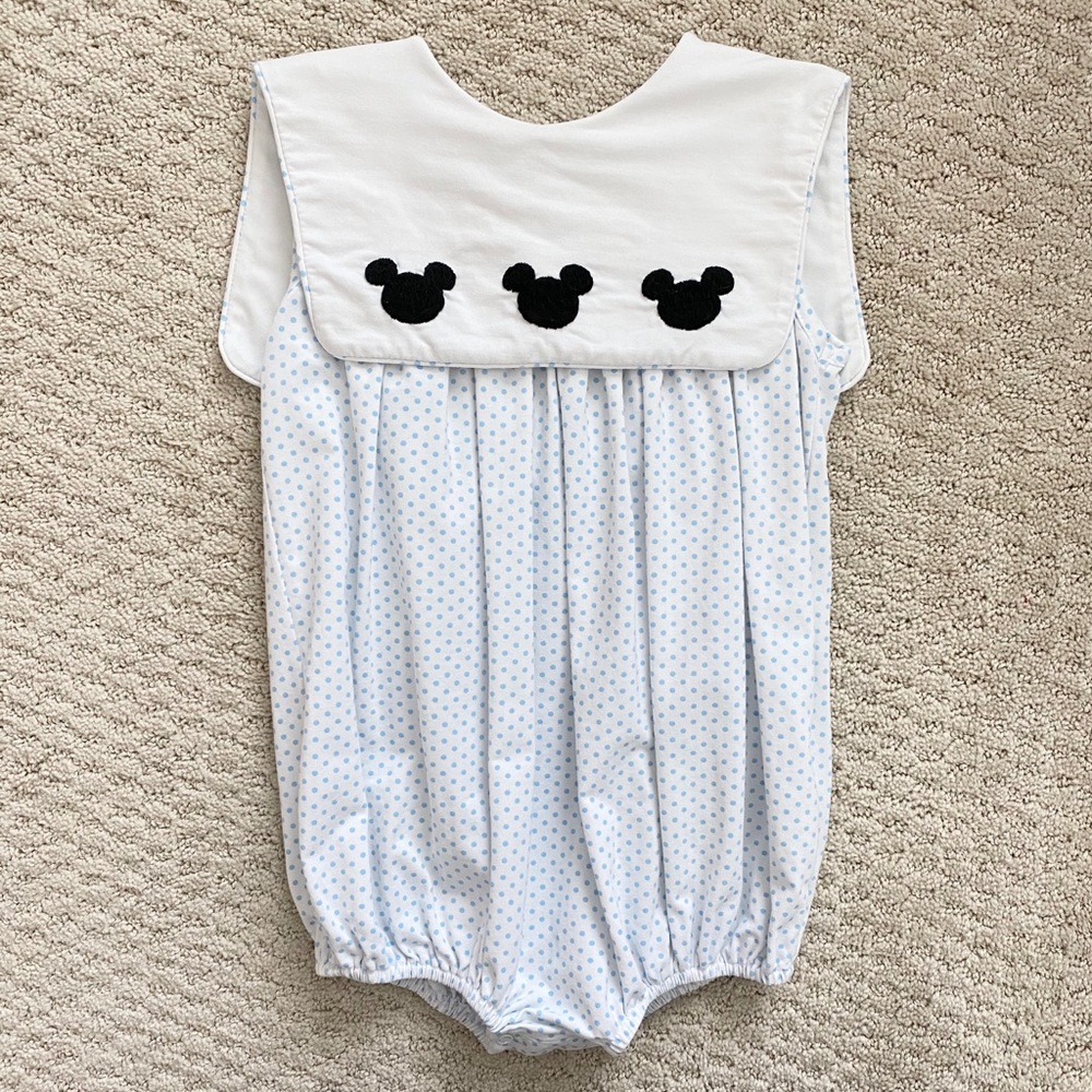 Cecil & Lou Mickey Mouse Knit Polkadot Bubble - 3T